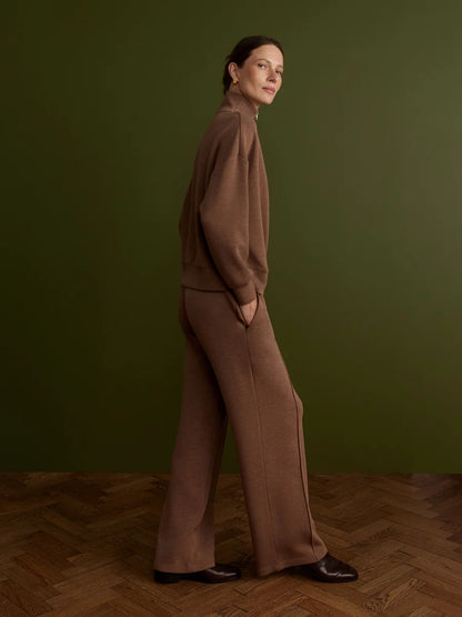 The Wide Leg Pant 30 - Golden Bronze