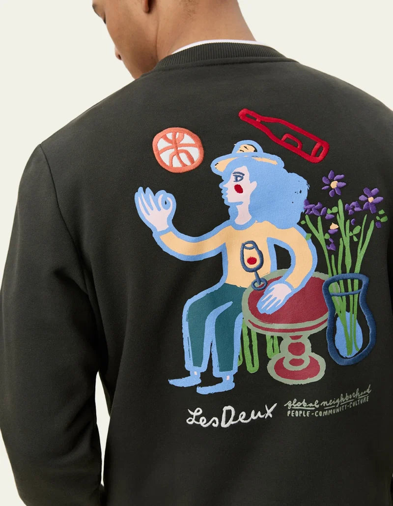 Rural Sweatshirt Rosin Green