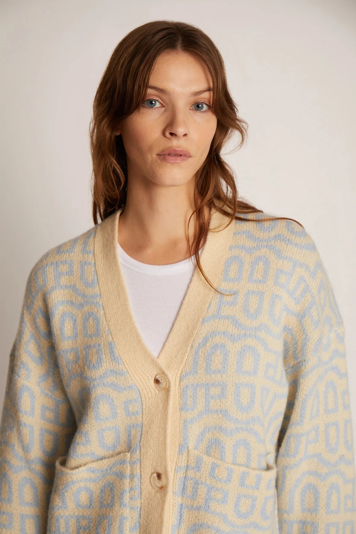 Talhua Patterned Cardigan