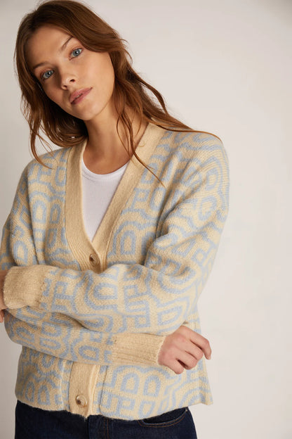 Talhua Patterned Cardigan