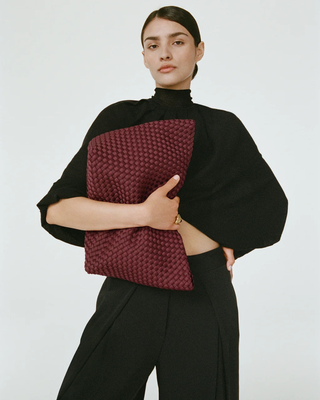 St Barts Medium Tote Bordeaux
