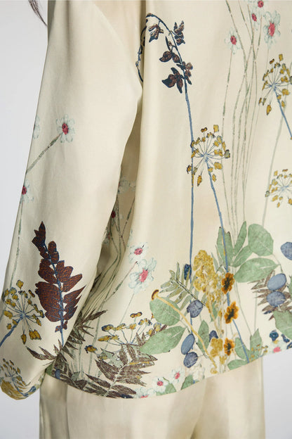 Faiza Top - Print Creme