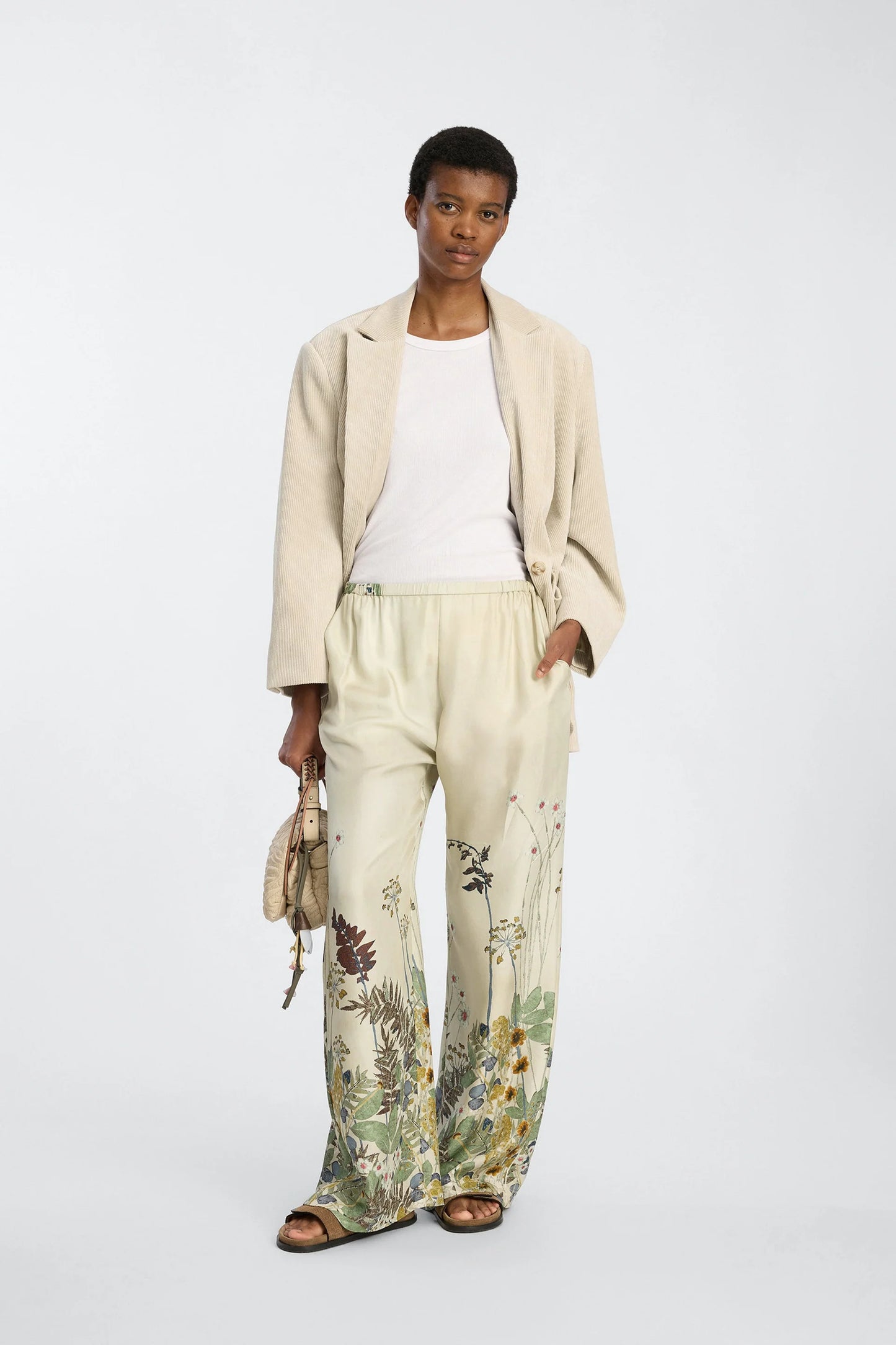Fabert Pants - Print Creme