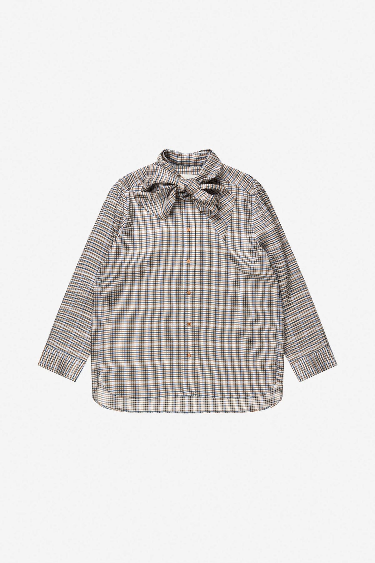 Veiling Check Blouse
