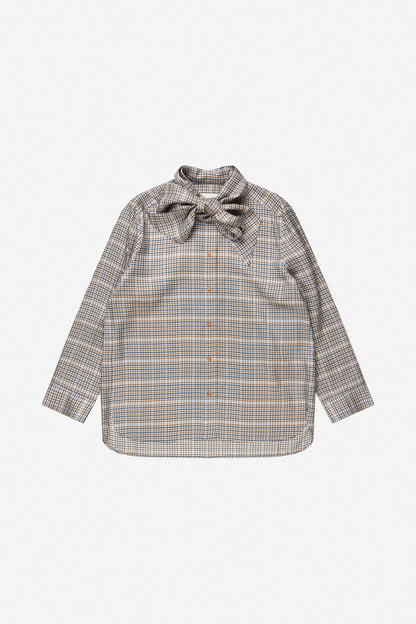Veiling Check Blouse