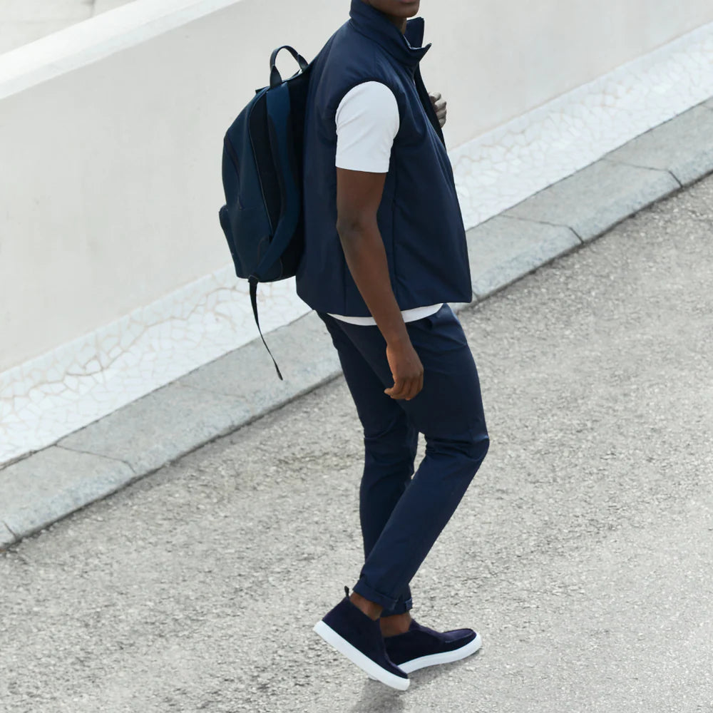 Brett Tech Travel Pant Night Blue