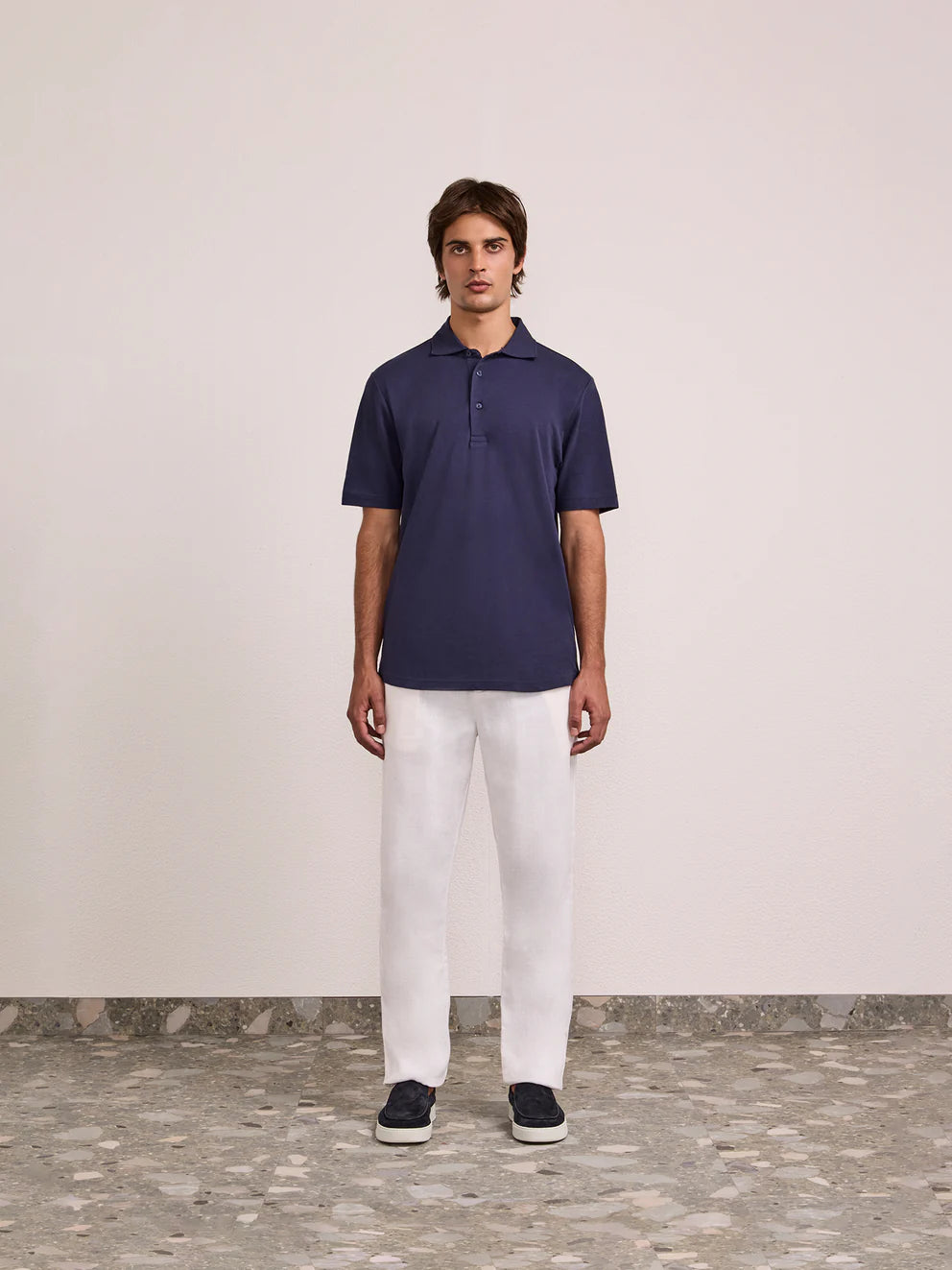 Luca Cotton Pique Polo