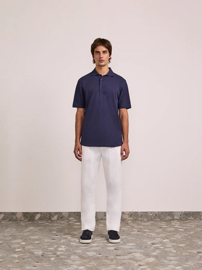 Luca Cotton Pique Polo