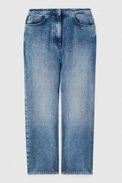Frayed Denim Tencel Jean