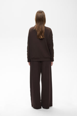 Aggie Vincent Sweatshirt Chocolate Brown