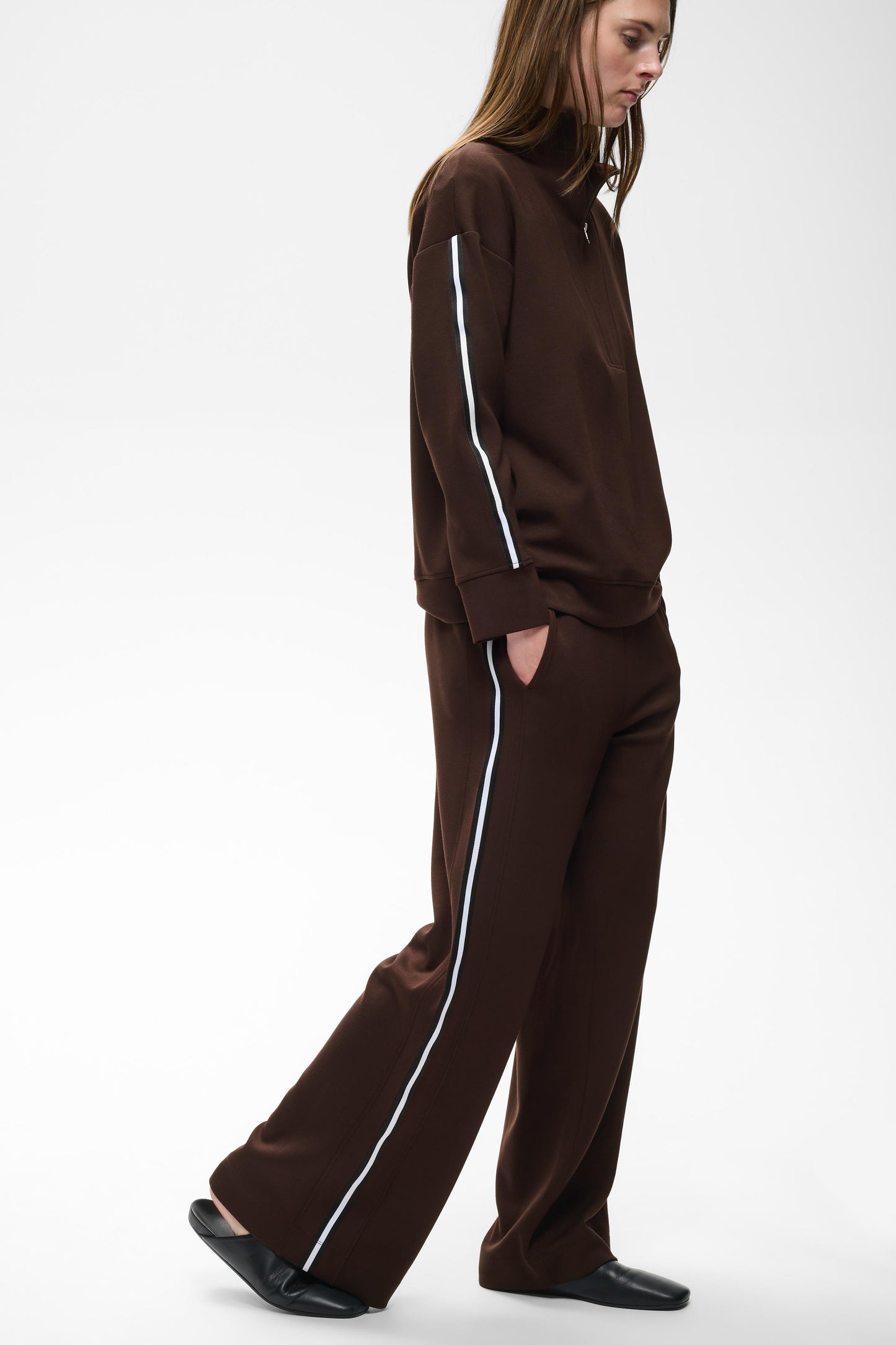 Aggie Vincent Sweatshirt Chocolate Brown