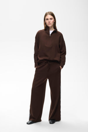 Aggie Vincent Pant Chocolate Brown