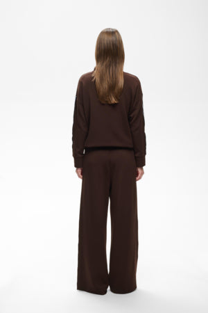 Aggie Vincent Pant Chocolate Brown