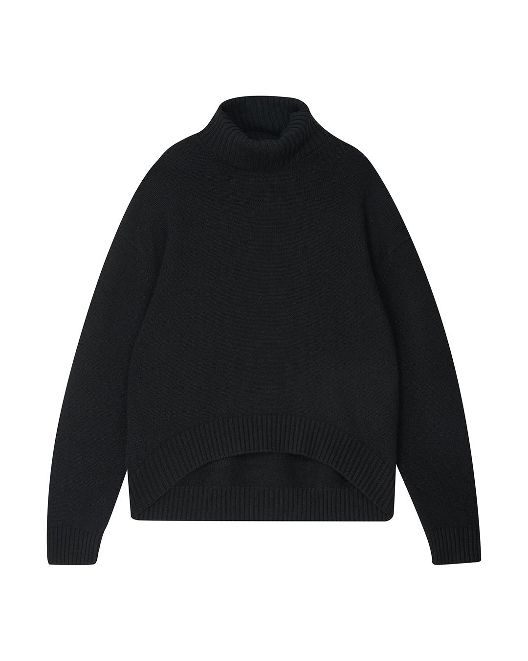 Cashmere Oversized Roll Collar