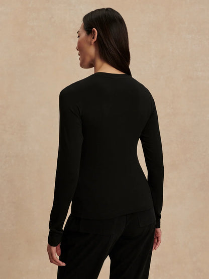 Edna Long Sleeve Fitted Tee