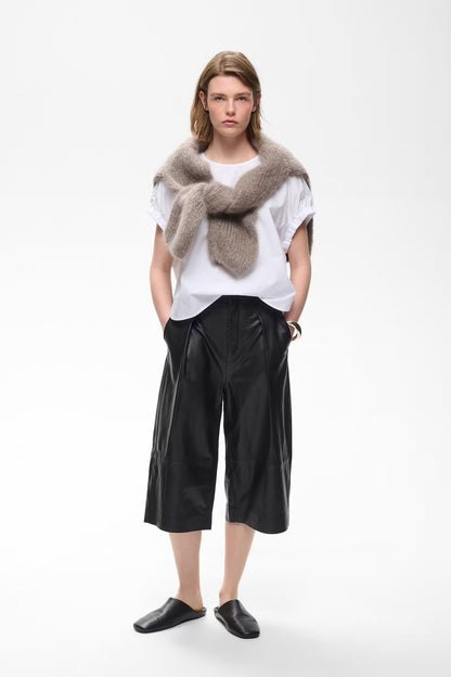 Celinah Culotte Pant Black