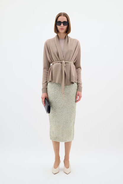 Thani Short Glitter Cardigan