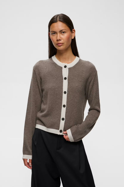 Tally Monika Cardigan Brown