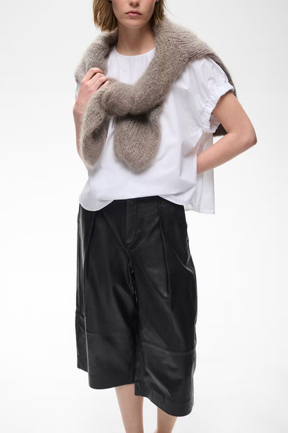 Celinah Culotte Pant Black