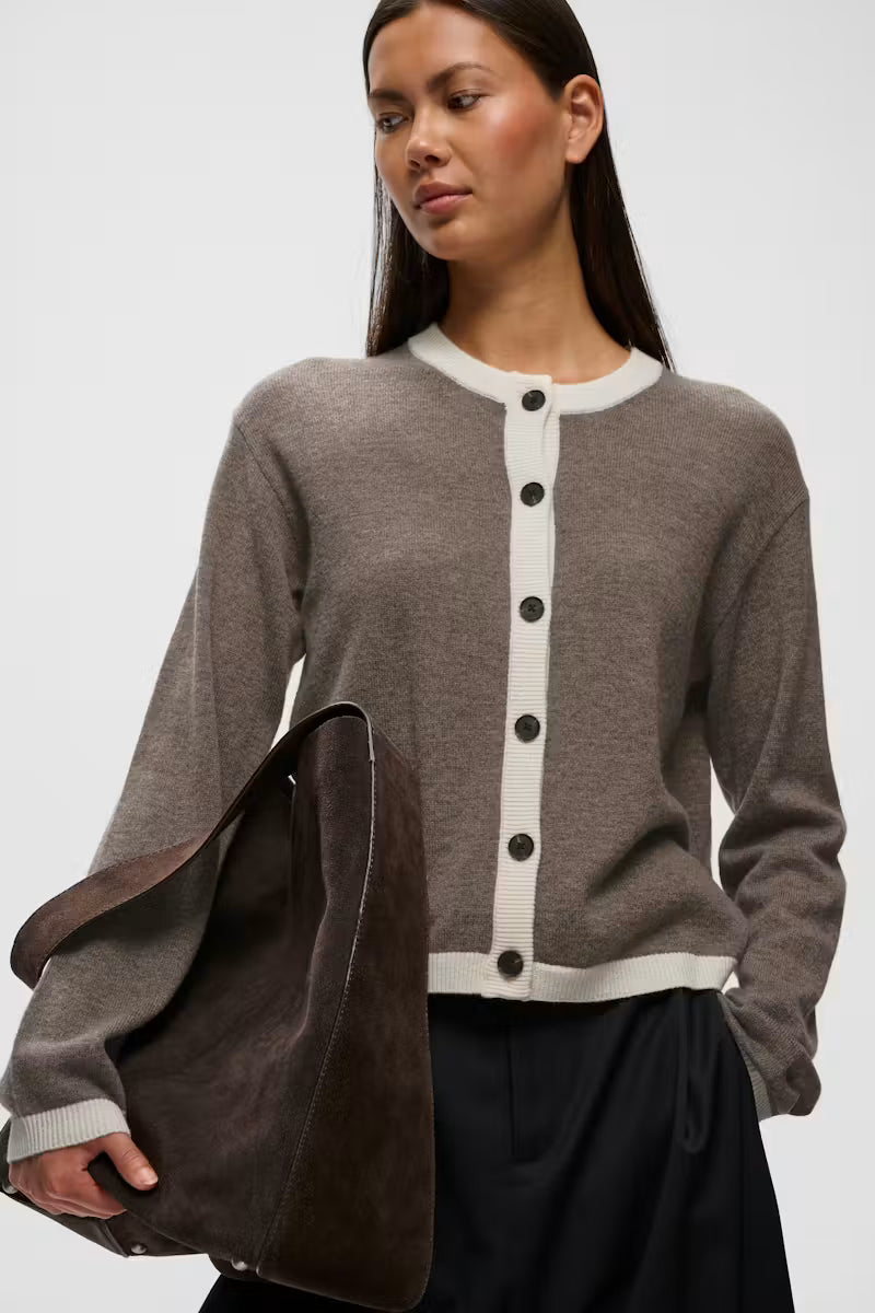 Tally Monika Cardigan Brown
