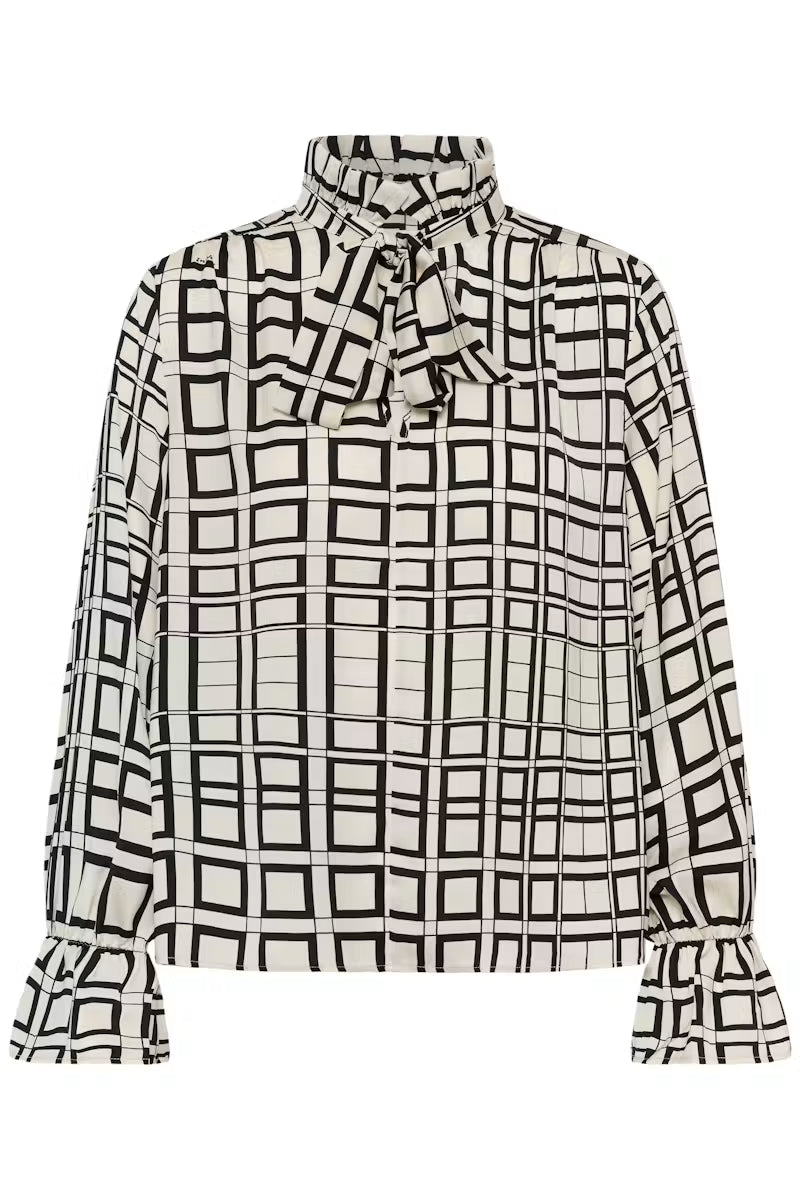 Gracie Printed Blouse Squared