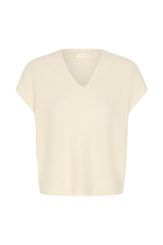 Guna Top Pearled Ivory