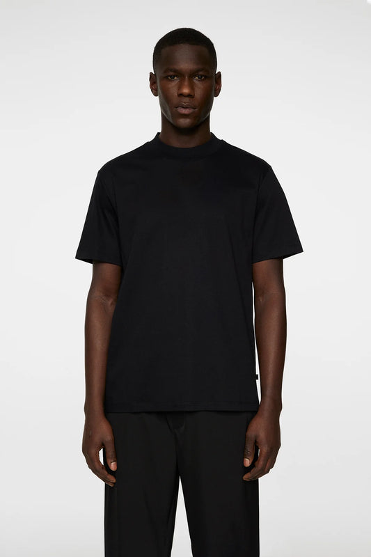 Ace Mock Neck T-Shirt Black