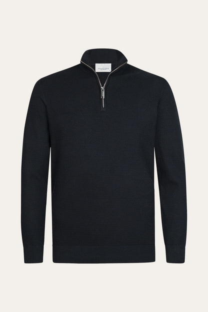 Half Zip Knitwear Navy