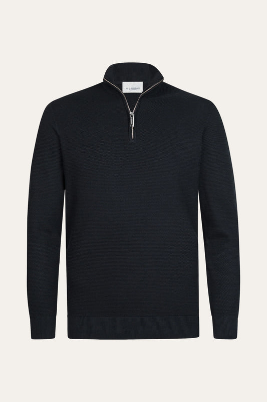 Half Zip Knitwear Navy