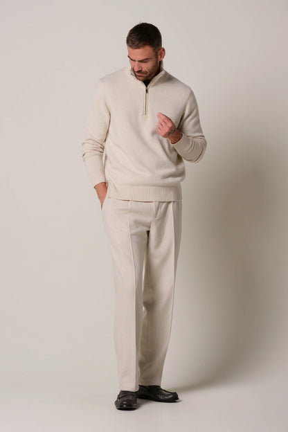 Soft Wool Half Zip