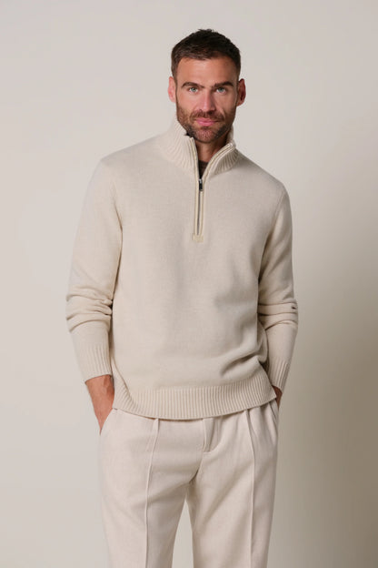 Soft Wool Half Zip