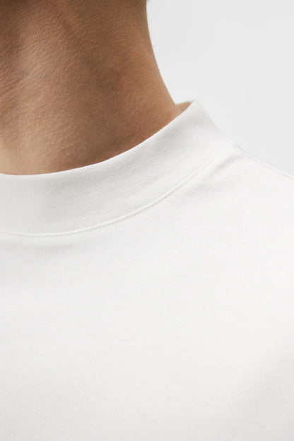 Ace Mock Neck T-Shirt White