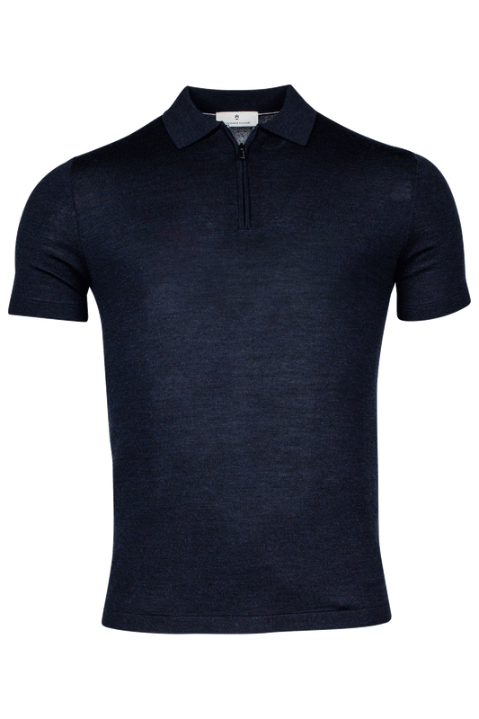 1/2 Zip Knitted Polo Shirt