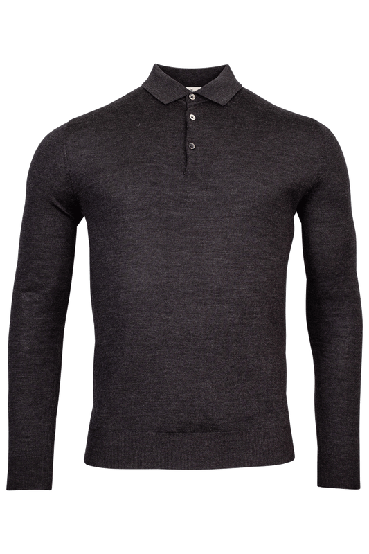 Merino Knitted Polo Shirt