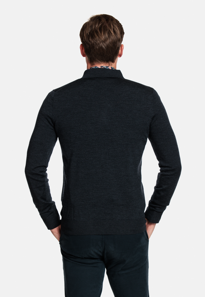 Merino Knitted Polo Shirt