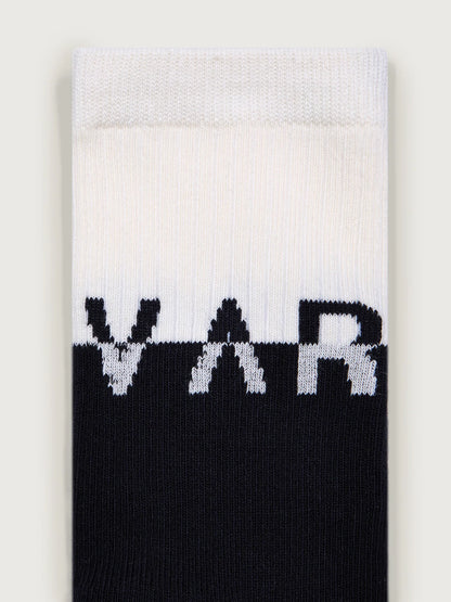 Stellar Sock – Black/Egret