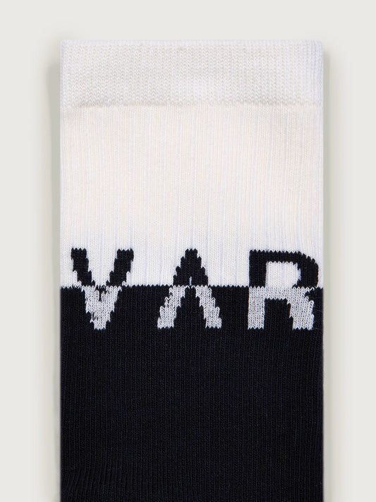 Stellar Sock – Black/Egret