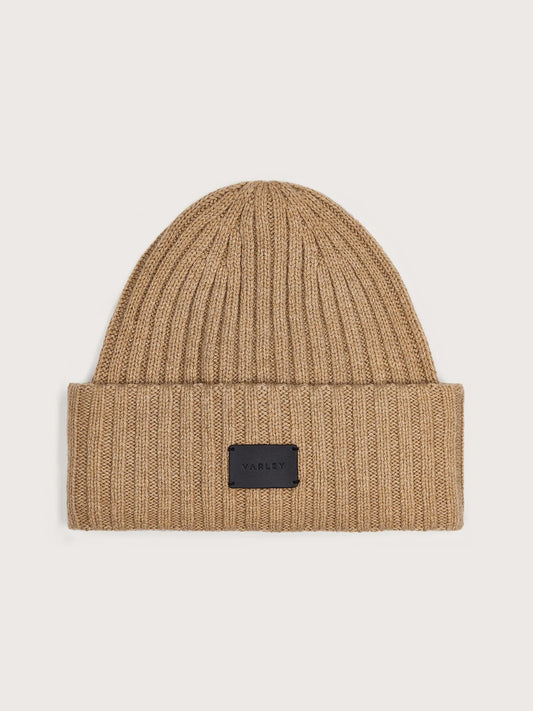 Elva Chunky Rib Beanie - Camel