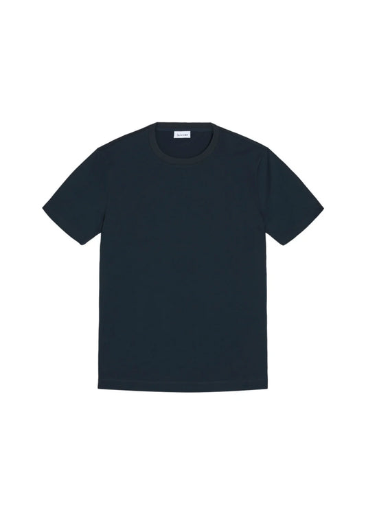 Mercerised T-Shirt Navy