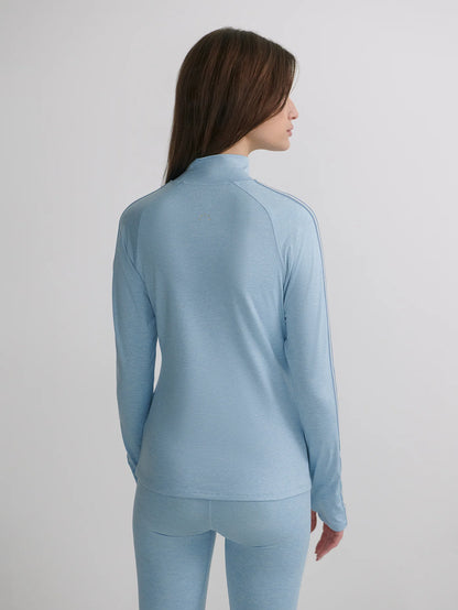 Always Warm Mock Baselayer - Glacier Blue