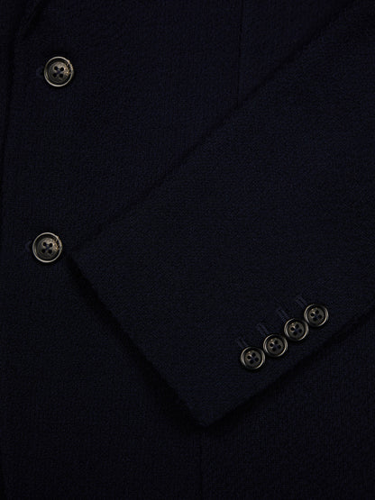 Navy Weft Wool Blazer