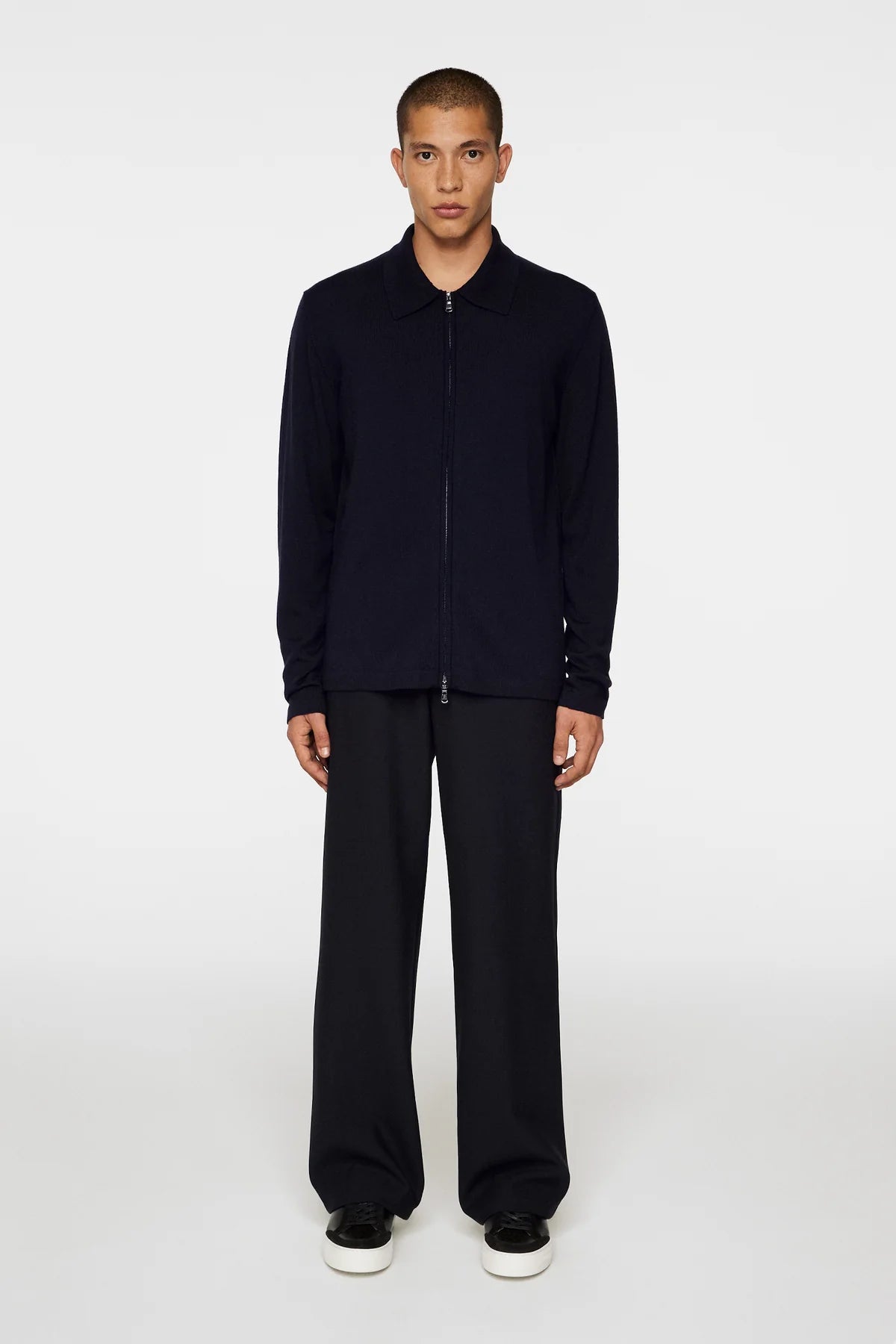 Kaleb Merino Zip Cardigan