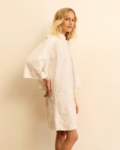 Amico Embroidered Poplin Shirt