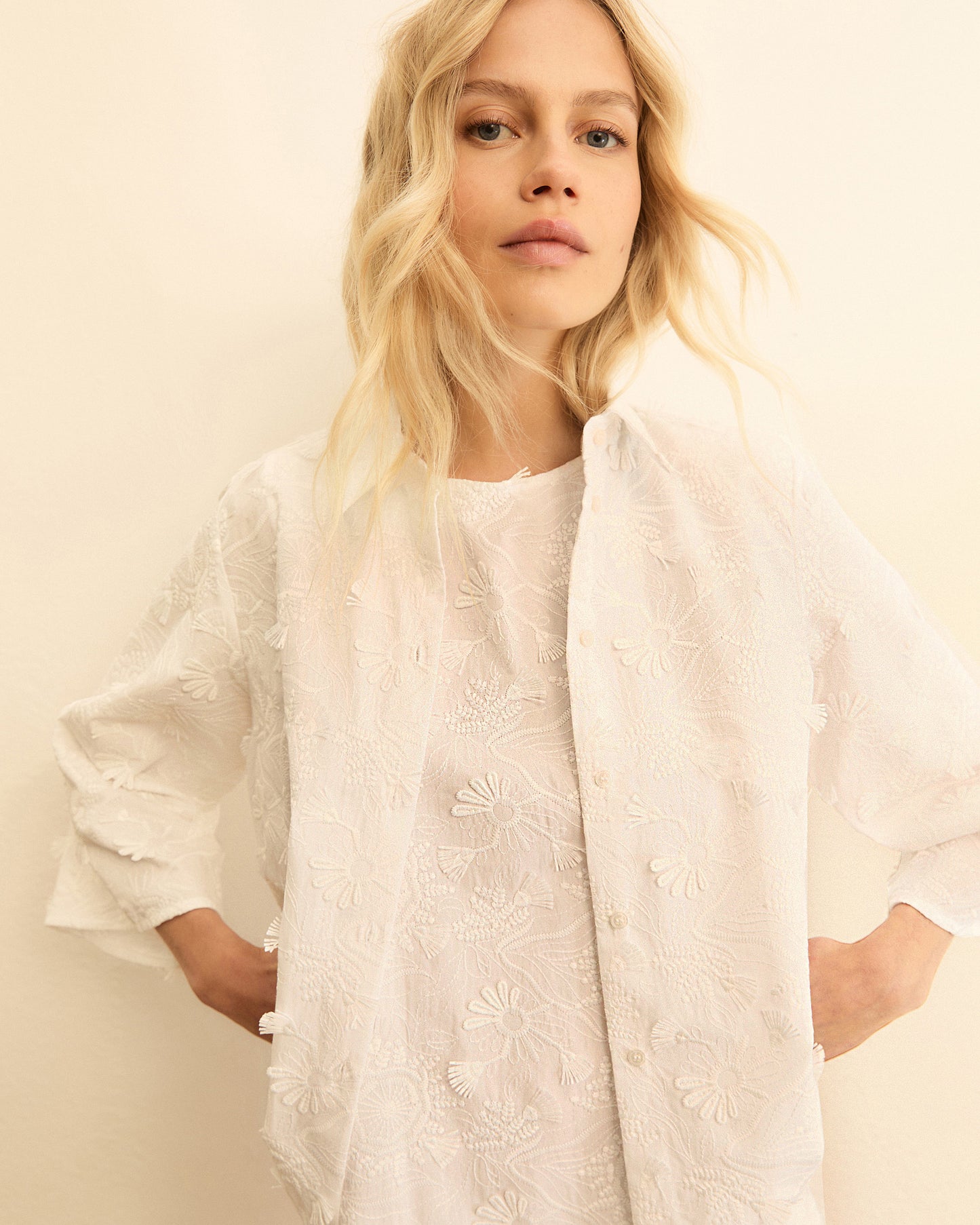 Amico Embroidered Poplin Shirt