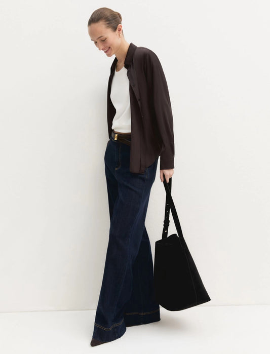 Stretch Satin Shirt