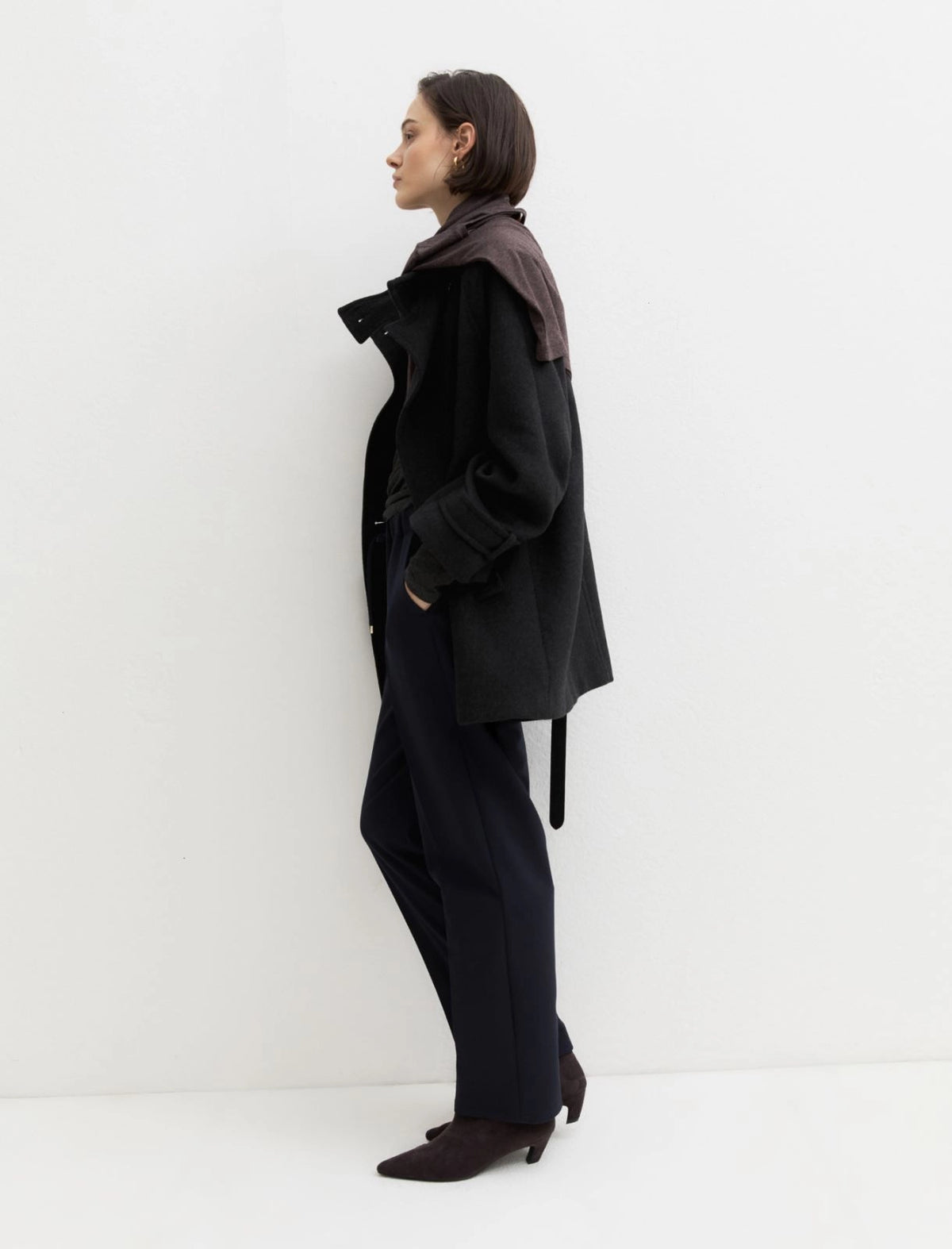 Stretch Gaberdine Joggers-EMME Marella-Lewis Yates