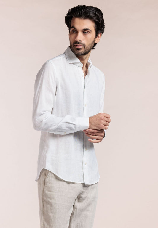 White Linen Shirt