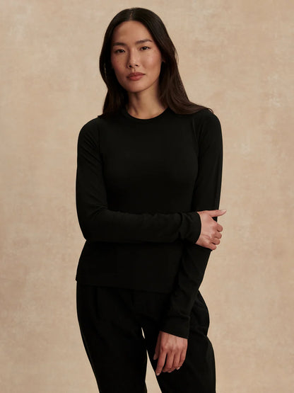 Edna Long Sleeve Fitted Tee