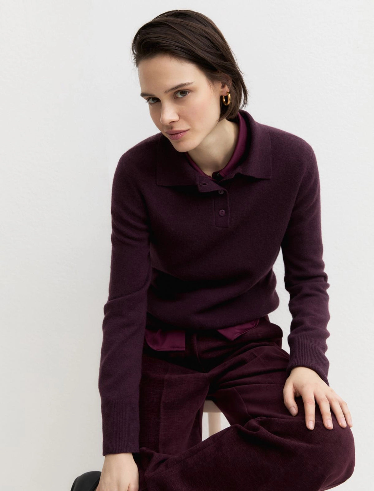 Wool Polo Shirt