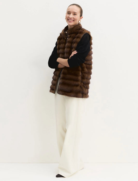 Long Jersey Gilet